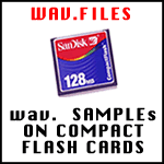 wav samples on compact flash